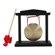 2Stk Universal Gong Mit Holzstand Klangheilung Und