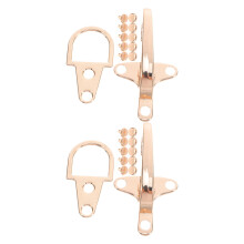 6Sets Goldene Zinklegierung Schnallen Für Mäntel Und Schals Vielseitig