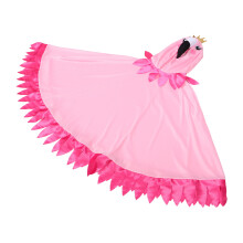 5St Flamingo Party Cape Met Roze Cartoon Print Duurzaam Dames