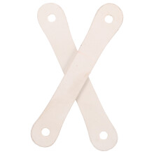 10Stk Drumstick Fingerhalter Aus Robustem PU Leder Beige Für Anfänger