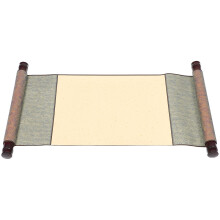 2Stk Blanko Kalligraphierolle Chinesische Xuan Papier Kunstrolle Antik