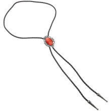 3Stk Western Bolo Herren PU Leder Katzenauge