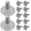120Sets Topfdeckel -Set M5 Silikon Dichtung Bunt 1