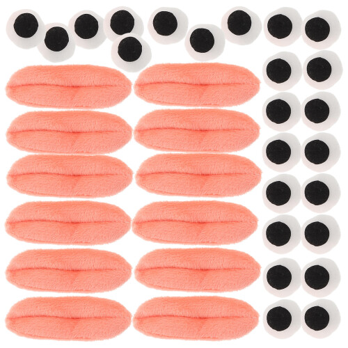 5Sets Runde Bastelaugen Für Plüschtiere Mit Realistischer Bunt