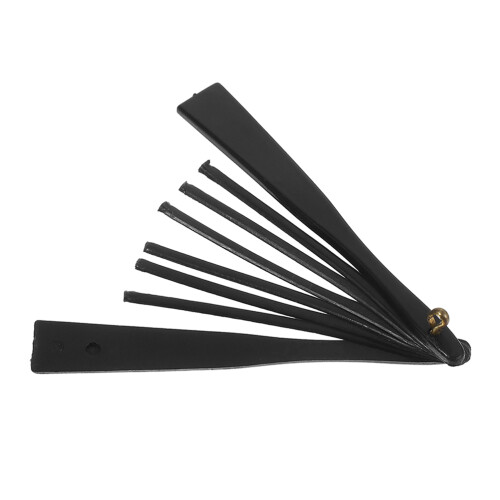 4Pcs Portable Foldable Fan Frames Black Plastic DIY Handheld Fan Parts