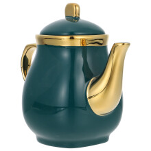 2Pcs Green Ceramic Condiment Storage Bottles for Oil Vinegar Soy Sauce