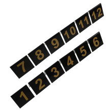 24Stk Robust Acryl Zahlenmarker Für Detektiv- Und Partyspiele