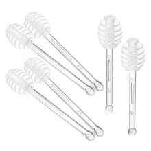 12Stk Cocktailrührstäbchen Ps Transparent Stylische Trinkmixer Zuhause