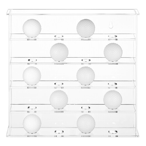 2Stk Golfball Display Case Mit Elegantem Design Für Golf Zubehör