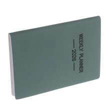 3Stk A7 Pocket Organizer Grün 2026 Tagesplaner Kompaktes Notizbuch