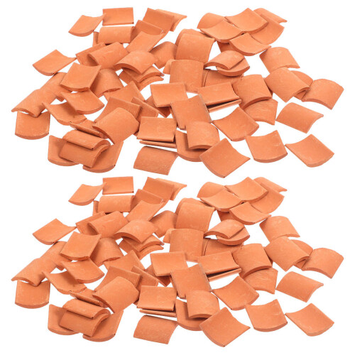 360Pcs Simulation Tiles for Mini Model Houses and DIY Crafts