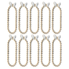 20Stk Gold Metall Handyschmuck Mit Objektivschutz Für DIY