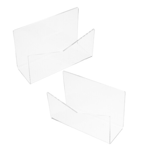 4Stk Acryl Briefhalter Postkartenhalter Transparent Organizer Für Büro