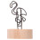 2Stk Nummer Halter Holz Und Metall Stabil Ton 1