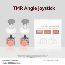 Kit de Joystick DS13-MAX TMR para PS5 de 2ª Geração com Ângulo TMR + Tampa para Joystick Eletromagnético TMR para Gamepad de para PS5