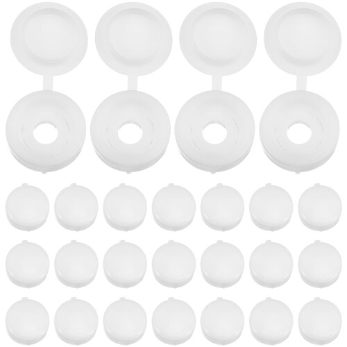 2000Pièces Capuchons Vissés Décoratifs Blancs En Durables