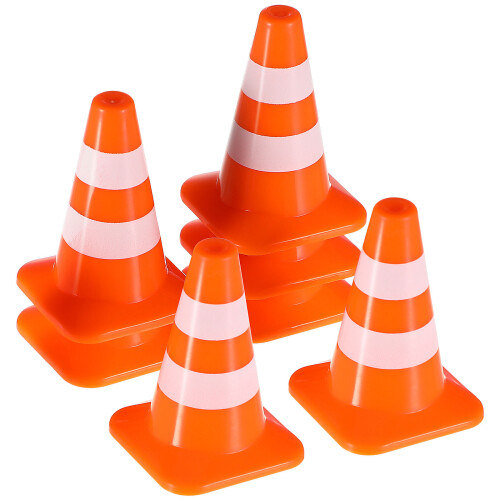 28Pièces Cônes De Route Jouets ABS Compacts Multicolores Pour Enfants