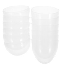 24Pièces Boîtes À Bonbons Transparentes Oeufs Géants Pâques