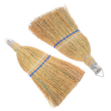 6Pcs Handwoven Straw Desktop Brooms Lightweight Portable Dust Sweepers