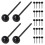 450Pcs Easy Install Black Plastic Craft Eyes for DIY 1