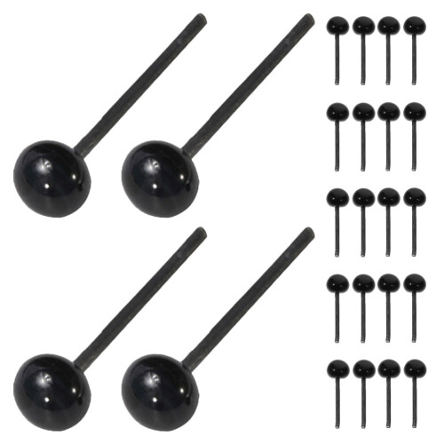 450Pcs Easy Install Black Plastic Craft Eyes for DIY
