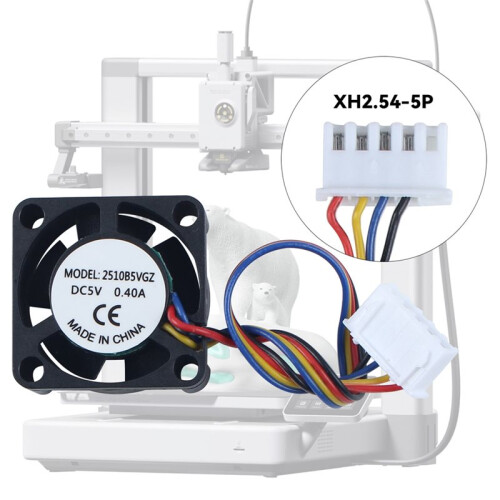 For Bambu A1/A1  2510 Hotend Cooling Fan 3D Printer Replacement Parts for  A1 A1  3D Printer 2