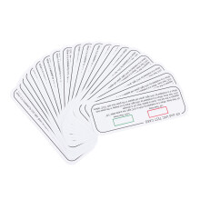 80Pcs Uv Light Test Cards Easy-Use PVC for Uva Uvc Testing