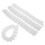 20Pcs Spiral Plastic Tree Protector Tubes White Wraps for Garden Trees 1