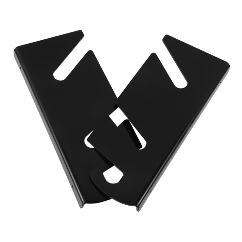 4Sets Skateboard Organizer Horizontale Wandmontage Zwart