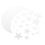 4Pcs Silver Acrylic Mirror Decals Star Moon Peel Stick Wall Decor 1