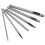 12Pcs Durable Steel Hole Puncher Set Silver for Craft Projects 1