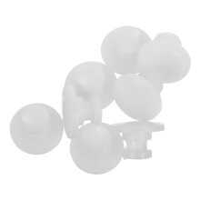 24Pièces Clips Universels En Plastique Pour Doublure De Casque Blancs