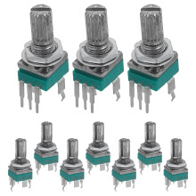 50Pcs Potentiometers Metal Vertical Design for Audio Amp