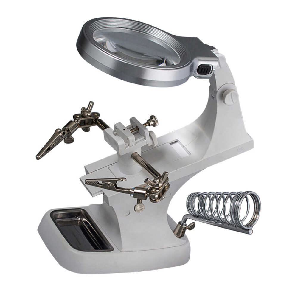3Pcs Energy Efficient White Led Magnifier Lamp For Desktop Lighting 3644067479491