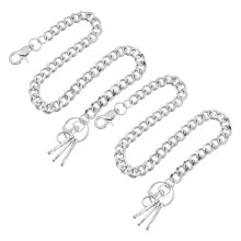 10Pièces Métal Solide Argent Style Rétro Punk
