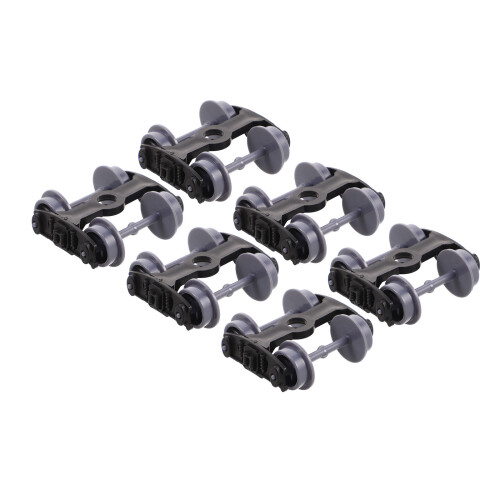 18Pièces Roues Noires Plastique Remplacement Train Enfant
