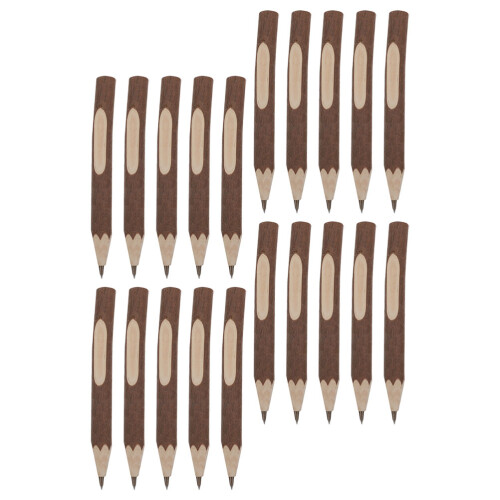 40Pcs Tree Branch Wooden Pencils Rustic Natural Bark Writing