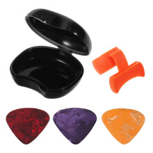 2Sets Silicone Guitar Finger Pick Holders Non-Slip Grip for Beginners