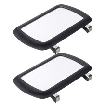 4Pièces Clip Noir Pare- Miroir Maquillage Auto