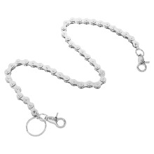 5Stk Silber Metall Hosen Kette Punk Hip Hop Für Jeans