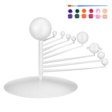4Sets Kinder Lernspielzeug Solar System Kit Raumdekoration Bunt
