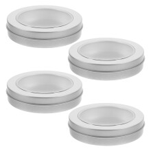 8Stk Kleine Mehrzweck Blechdosen Transparent Für Und Süßigkeiten