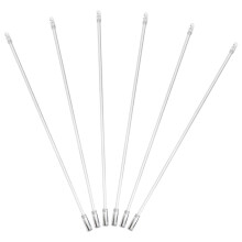 12Pcs Clear Tilt Rod Replacement with Hook for Vertical Window Blinds