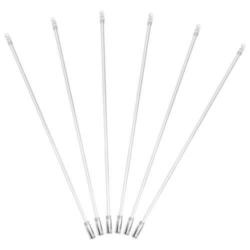 12Pcs Clear Tilt Rod Replacement with Hook for Vertical Window Blinds