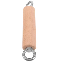 2Pcs Natural Wood Gym Handles for Cable Machine Pulley System Home Use