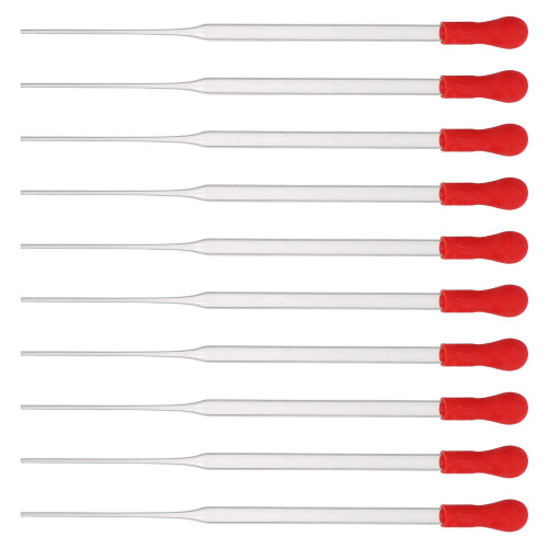 40Pcs Reusable Transparent Pipettes for Precise Wine Sample Extraction