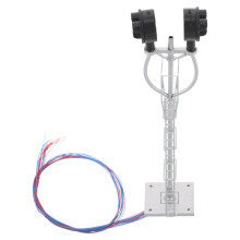 2St Modelspoorverlichting Mini Verkeerssignaal Plastic DIY Set
