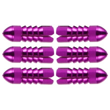 30Stk Aluminium Dart Wing Saver, Lila, Für Präzises Dartspiel Zu Hause