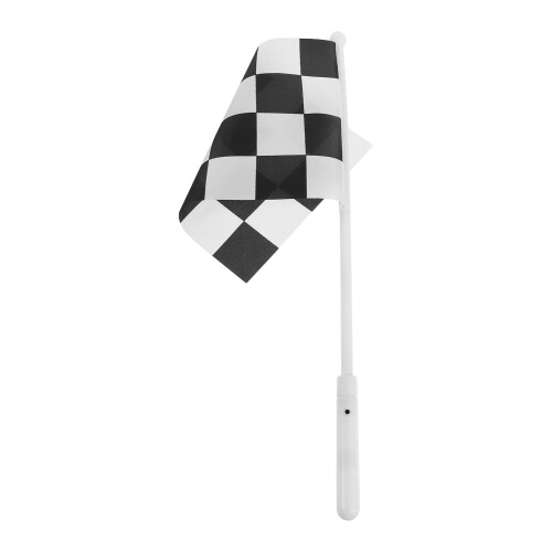 3Pcs Small Checkered Flags LED Light Up Lightweight for Race Party
