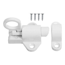 5Pcs Aluminum Alloy Cabinet Door Latch White Attic Hatch